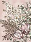 Boho Florals 2 Art Print