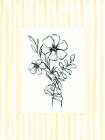 Blue Flowers On Blue Art Print