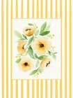 Yellow Flowers with Border 1 Art Print