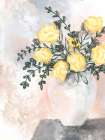 Spring Citrus Florals Art Print