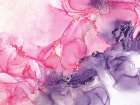 Alcohol Ink Bold Pink And Purple 2 Art Print