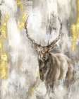 Mystic Deer Art Print