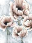 Blue And Pink Florals 1 Art Print