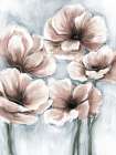 Blue And Pink Florals 2 Art Print