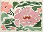 Leaves And Petals Modern Print