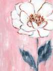 Off Center Flower Art Deco Print