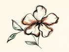 Flower Lines 1 Art Print
