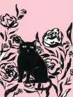 Flower Cat Art Print