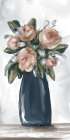 Flowers At The Table 2 Art Print