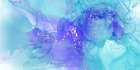 Alcohol Ink Green And Purple Art Print