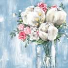 Bright Blues 2 Art Print
