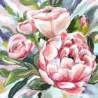 Modern Bright Florals 2 Art Print