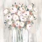 White Bouquet 1 Art Print