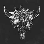 Western Skull Art Print