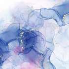 Alcohol Ink Blue Art Print