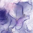 Alcohol Ink Pink And Purple 2 Art Print
