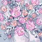 Vibrant Florals 1 Art Print