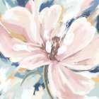 Modern Peach Flower Art Print