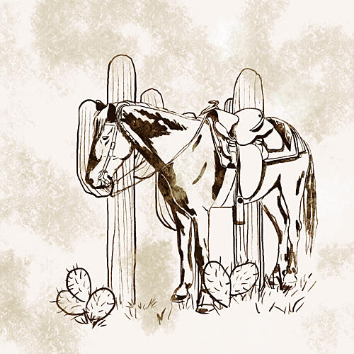 Out West Art Print