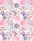 Floral Peach Orange Art Print