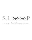 Sleep My Darling One Bathroom Art Print