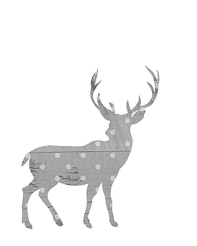 Polka Deer Art Print
