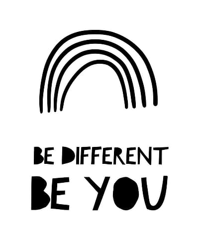 Be Different Kids Print