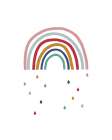 Crying Rainbow white background 16x20 Art Print