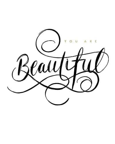You Are Beautiful Kids Print