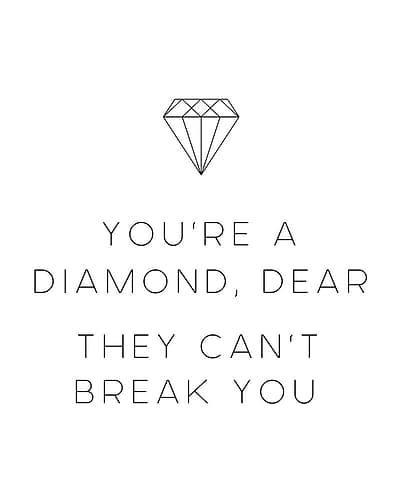Diamond Dear Art Print