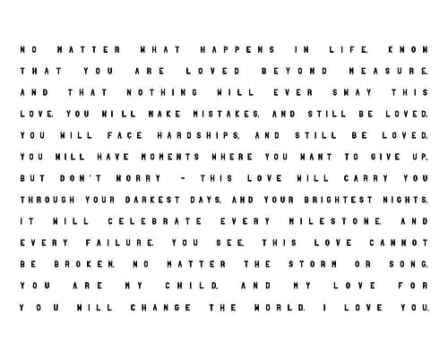 No Matter What Art Print