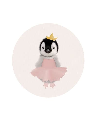 Baby Penguin Ballet Kids Print