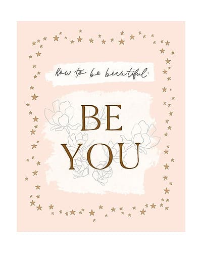 How To Be Beautiful Kids Print