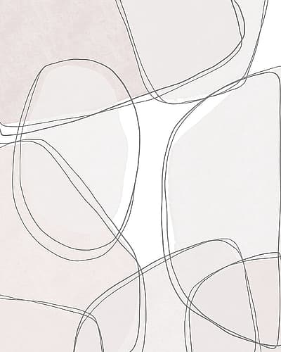 Modern Lines and Shapes Art Print