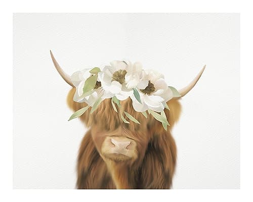 Highland Cow Art Print