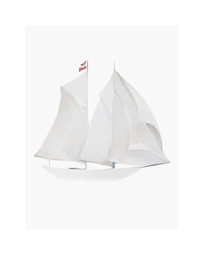 Sailboat Riviera Coastal Print
