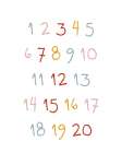 Play Numbers Art Print