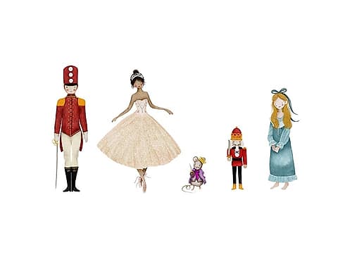 Nutcracker Cast Kids Print