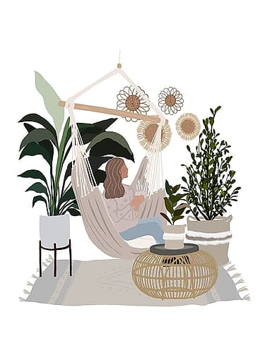 Plant Lady Coffee Print