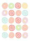 Delicious Donuts Art Print