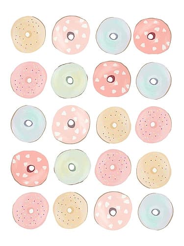 Delicious Donuts 2 Streets Print