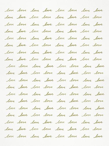 Love In Repeat Art Print