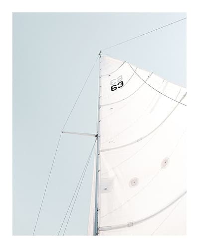Sailboat Coastal Print
