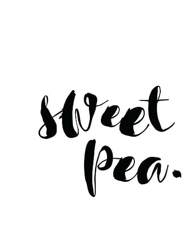 Sweet Pea Art Print