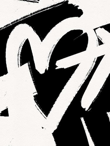 Shot Through The Heart Art abstrait reproduction