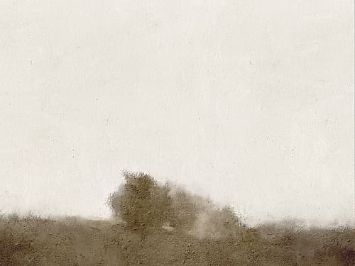 The Tree At The Edge of The Meadow Landscape Print