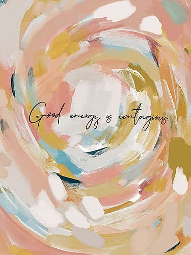 Good Energy Art abstrait reproduction