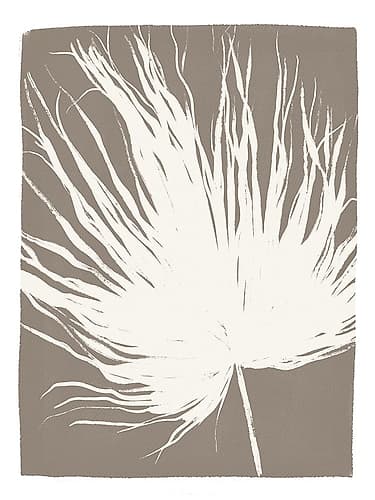 Palm Leaf 1 Minimalist Print