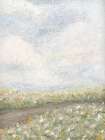 Pastel Oil Floral Fields Art Print