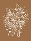 Here Comes The Bride Tan Art Print
